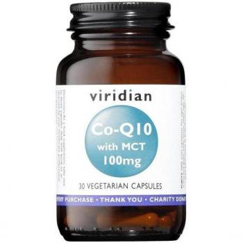 Viridian Co-Q10 con MCT 100mg 30 cápsulas