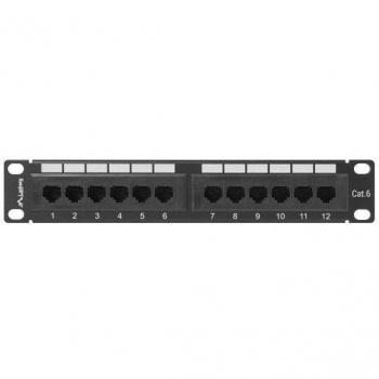 Lanberg Patch Panel 12 Puertos 1U 10 Categoría 6 Negro PPU6-9012-B