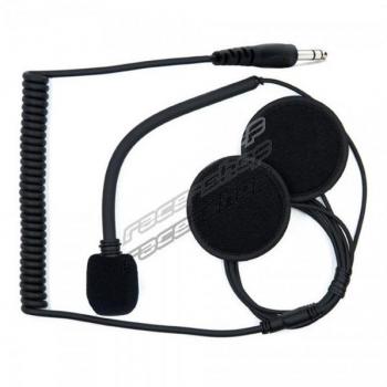 ZeroNoise Valiant Open Face Helmet Headset 6.35mm-Male