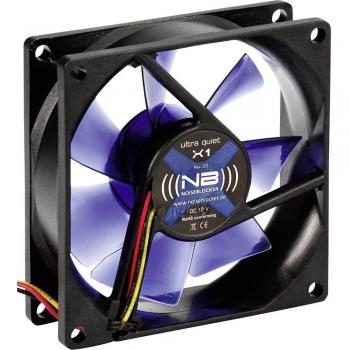 Noiseblocker BlackSilentFan X1 80mm Silent PC Case Fan