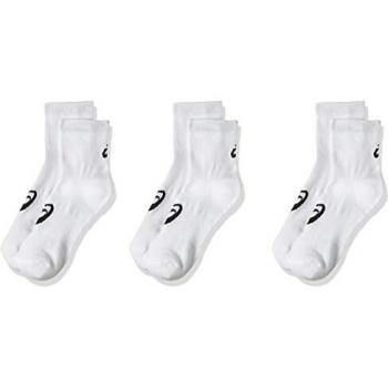 ASICS 3ppk Quarter Sock 155205-0001 Calcetines, Blanco