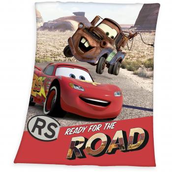 Herding 7529213035 Disney 's Cars - Manta polar, poliéster, rojo, 130 x 160 x cm