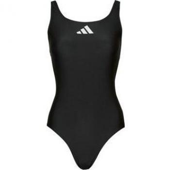 Bañador de natación adidas 3 bars negro mujer