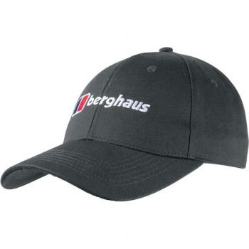 Gorra unisex Berghaus Logo Recognition negra con logo blanco