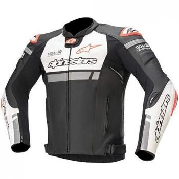 Alpinestars Chaqueta moto Missile Ignition Lt Jacket Tech-air Compatible BlackWhite Red Fluo, BLACK/WHITE/RED/FLUO, 48