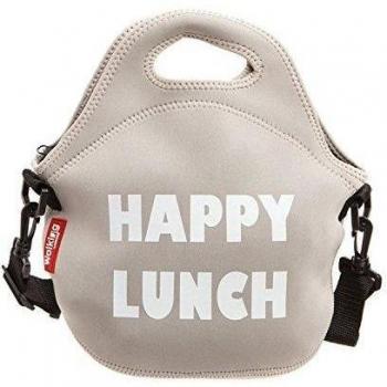 Bergner Q0992 Bolsa de Almuerzo de Neopreno, 30 x 30 x 17 cm, poliéster, Beige, Centimeters