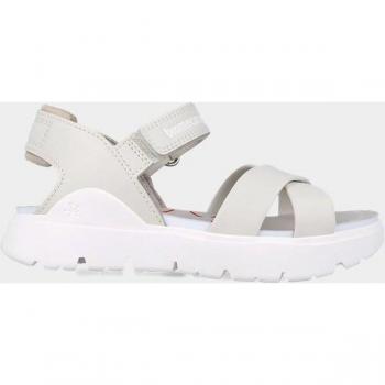 Biomecanics - Sandalias abiertas de niña de piel en blanco, modelo 242274 C Sporco, tallas 24-34, color blanco