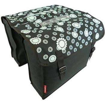 Cameo bolsa para bicicletas, color Double Black Circle, tamaño 30 litros