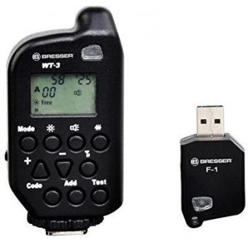 Bresser - WT-3 Disparador de Flash del Estudio de FM
