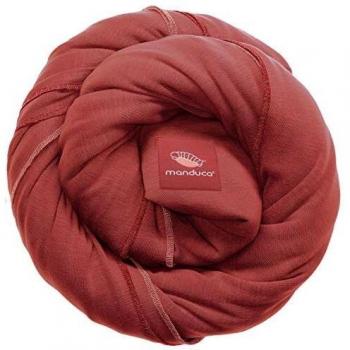 Manduca Sling Rouge - Faja porta bebés elástica de 100% algodón orgánico GOTS, para recién nacidos hasta 15 kg