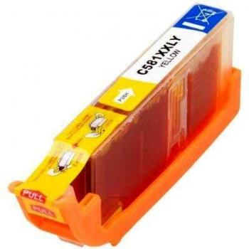 Cartucho de Tinta Amarillo G&G Compatible Canon CLI-581XXL Extra Alta Capacidad