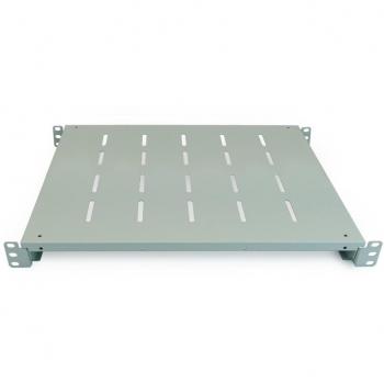 Cablematic - Bandeja rack 19 fija ajustable 350mm 1U blanco