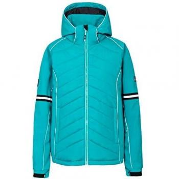 Trespass Larne, Chaqueta de esquí Mujer, Verde Oceano, XS