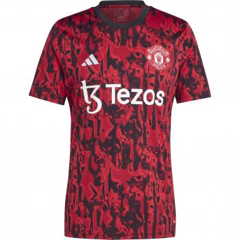 Adidas 2023-2024 Manchester United Pre-Match Training Shirt (Red) - Size Small 36-38 inch Chest