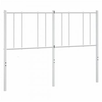 Cabecero de metal blanco 160 cm