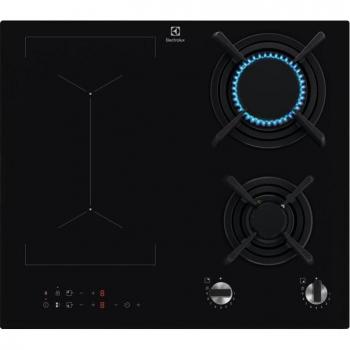 Placa de cocción mixta Electrolux KDI641723K 800, integrada en negro de 60 cm