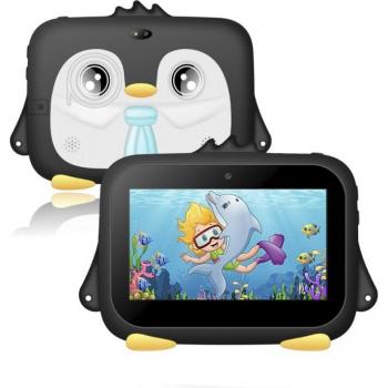 Tablet Infantil DAM K716, Negro, 8 GB, 1GB RAM, IPS 7 WXGA, MTK 8321 Quad Core, Android 7.0