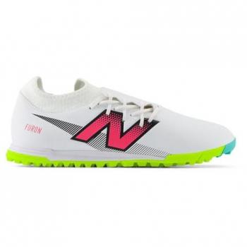 New Balance Botas de Fútbol Furon Dispatch TF V7+ Multitaco y Terreno Duro Blanco 43