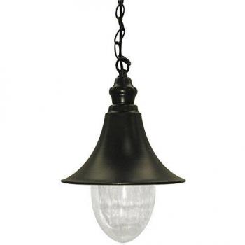 Farol Galatea con Cadena Negra 26xH36cm en Aluminio Fundido a Presión