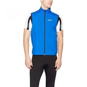 Gore Running Wear Essential cortavientos Chaleco, hombre, ESSENTIAL GORE WINDSTOPPER  Weste, Brilliant Blau