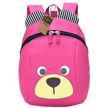 Mochila para niños,TEAMEN® Anti Pérdida de niños Mochila, Mini Oso Escuela Mochila,para bebé niño niña pequeños 1 – 3 AñOS