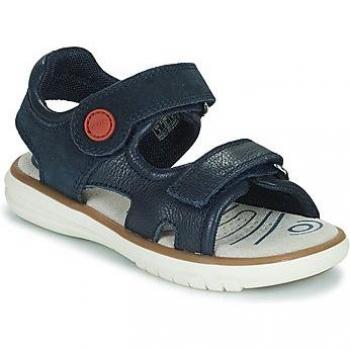 Sandalias de Niño GEOX J25DRB 04622 J MARATEA C4244 NAVY-DK RED - Sandalias infantiles Geox® Maratea Boy tinta, color navy y rojo oscuro
