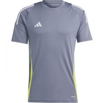 Camiseta Adidas M Tiro24 Gris/Fluor