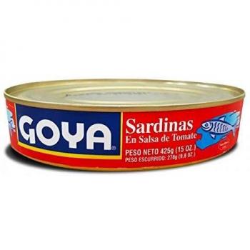 Goya Sardinas con Tomate Oval - Paquete de 24 unidades