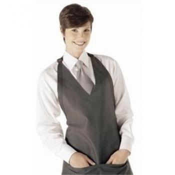 Nextday Catering A892 Tuxedo delantal, unisex, polialgodón, color gris