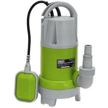 Sealey WPCD215 Submersible Clean & Dirty Water Pump Automatic, 217L/min, 230V