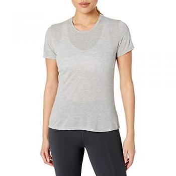 SALOMON Comet Classic tee Camiseta, Mujer, Lunar Rock/Heather, XS