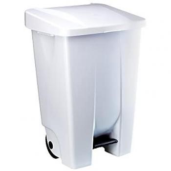 Contenedor Selectivo para Residuos de 80 Litros DENOX - FAMESA, tipo de producto: contenedor selectivo, capacidad: 80 litros, color: blanco, dimensiones: 490x415x735 mm
