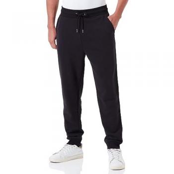 Pantalones de chándal Gant para hombre Regular Shield - Algodón, Negro, Talla XXL