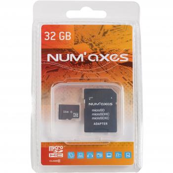 Num`axes Num`axes Tarjeta Micro Sd 32 Gb + Adaptador 145 Gr