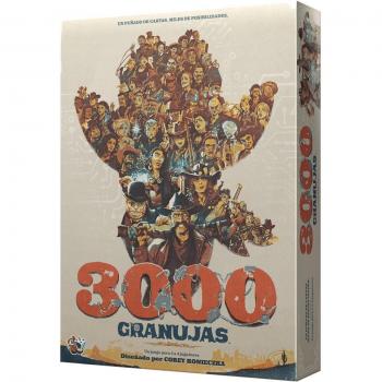 Asmodee 3000 Granujas Juego de Mesa - Salvaje Oeste, PEGI 12, Cartas Transparentes