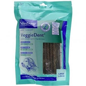 Virbac 3597133065275 VeggieDent L Limpiador Dental para Perros Mayores de 30 kg