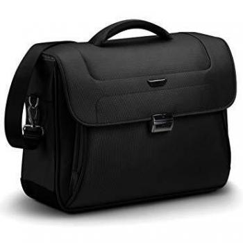 RONCATO Work bolsa para portátil 15.6 negro, medida: 43 x 31 x 15 cm, compartimentos interiores para la organización interna de todas tus cosas