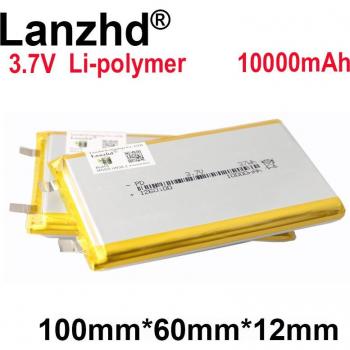 10PCS 3.7V 10000mAh Li Polymer Soft Pack Battery for Power Bank and Bluetooth Devices