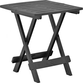 tt tiendatienda Mesa Plegable Antracita Adige 43 X 45 X 50 CM