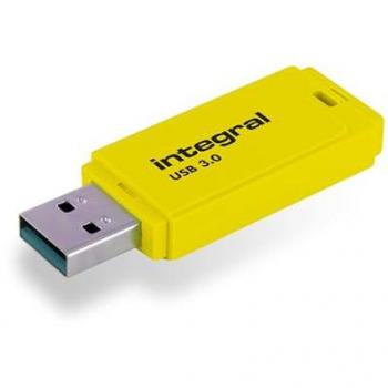 Memoria USB INTEGRAL Neon 128 GB USB 3.0 Amarillo