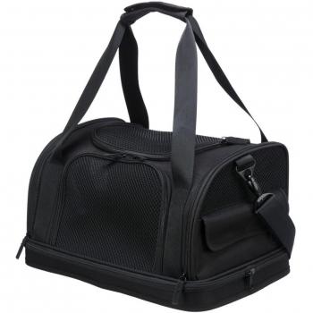 Bolso para Vuelo Airline Fly negro, características: tamaño 45x28x25 cm, color negro, diseñado para el transporte aéreo de perros
