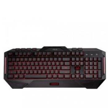 Teclado Gaming ASUS Cerberus MKII con Retroiluminación Multicolor y Diseño Resistente al Agua