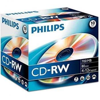 Phillips cdrw 80 mins rewritable cd