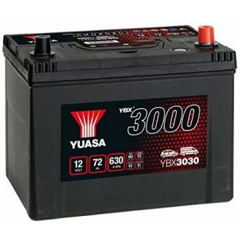 Batería Yuasa YBX3030 SMF 12V 72Ah 630A para coches