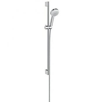 Hansgrohe 26658400 Crometta 100 set de ducha, 0,90m, blanco/cromo