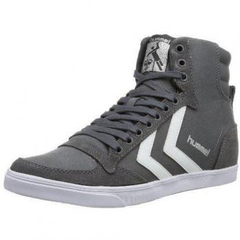 Hummel Slimmer Stadil High-Top Trainers for Women in Grey