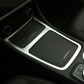 Cromado mate interior accesorios caja de almacenamiento del Centro Borde cenicero marco