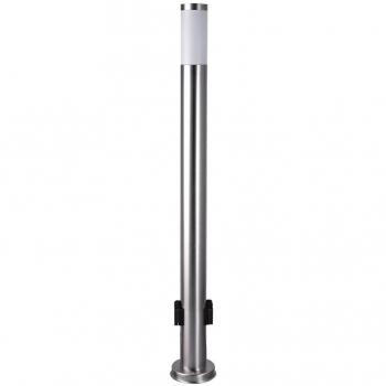 GLOBO LIGHTING Colonne extérieure inox - Plastique opal