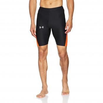 Under Armour Run True Heatgear Half Tight Pantalones Cortos Deportivos, Hombre,  Negro