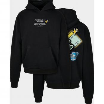 Mister Tee Intepol Ultraheavy Oversize Hoodie - Black